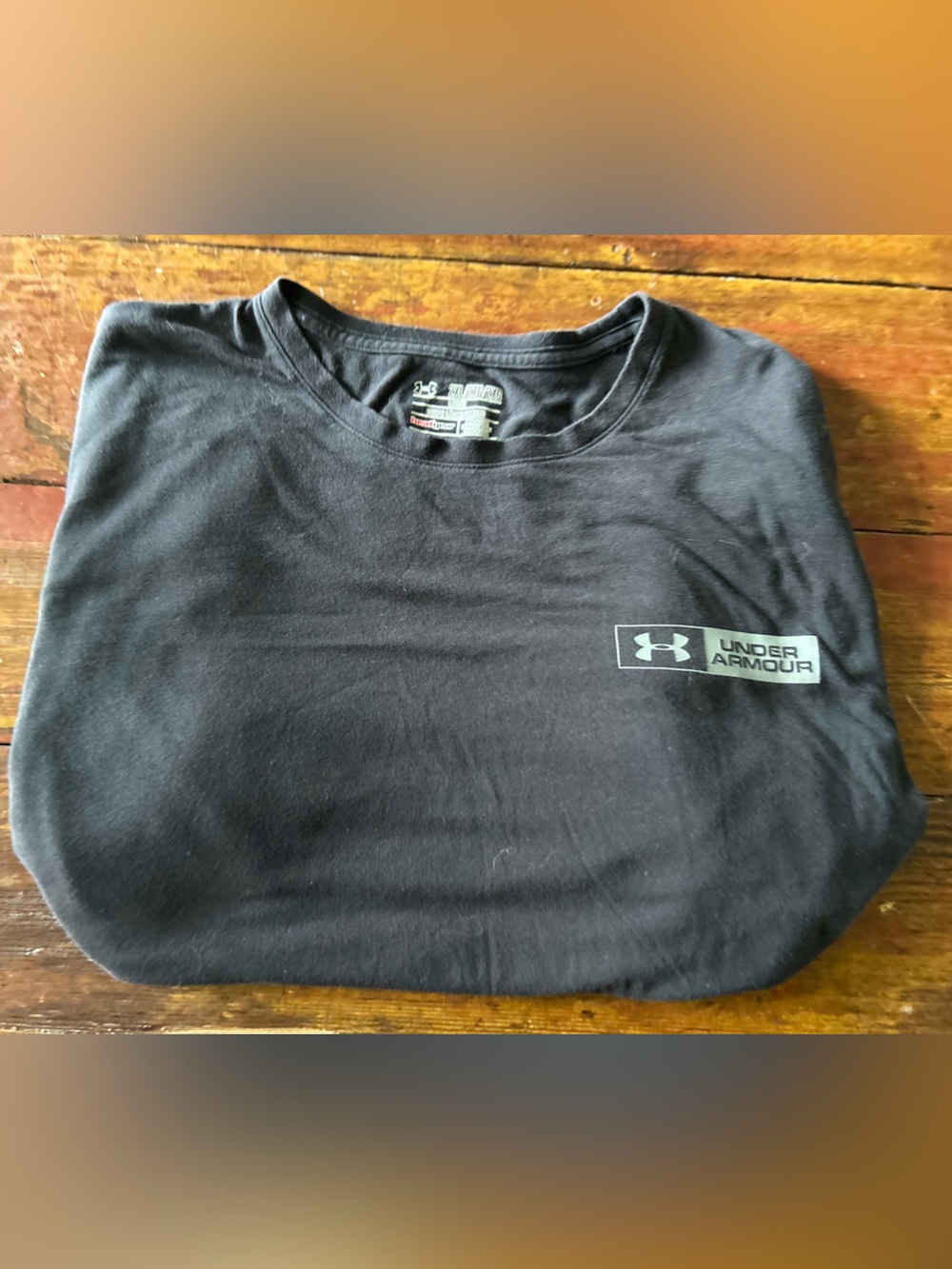 Under Armour Charcoal/Grey Men’s Short Sleeve Logo Tee